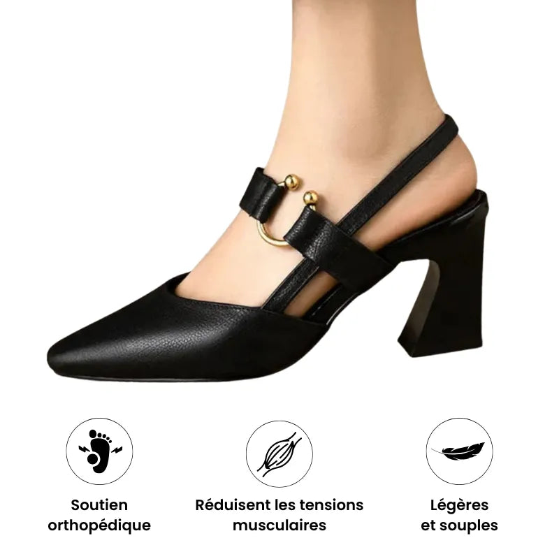 ALMÉRA™ | Escarpins orthopédiques élégants avec talon