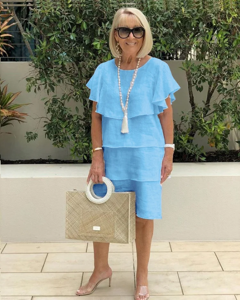 ANAËLLE™ | Robe bohème à volants fantaisie