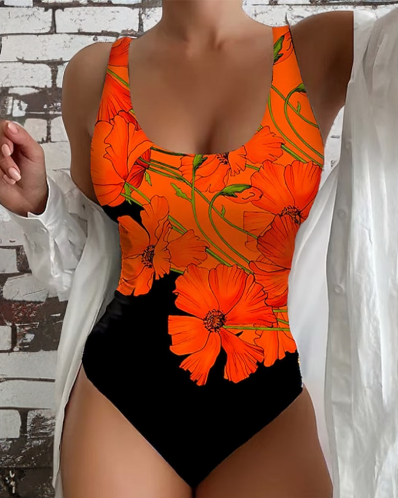 ROSALIE™ | Maillot de bain imprimé fleuri à la coupe flatteuse