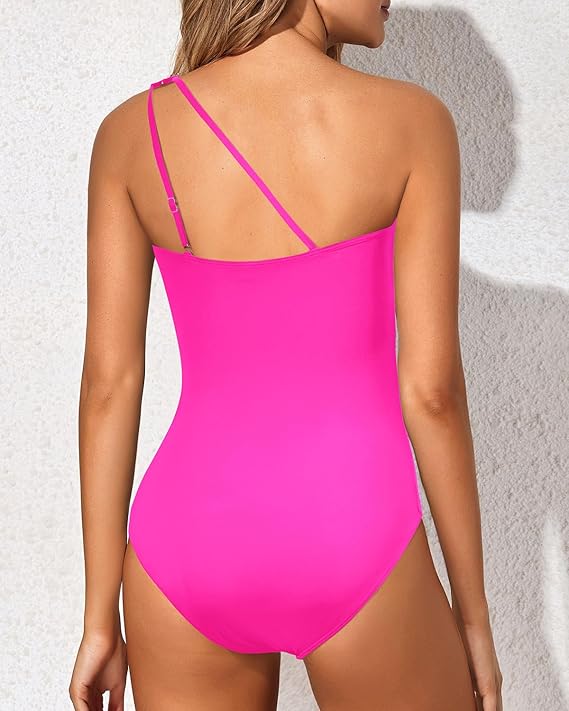 AYLINA™ | Maillot de bain asymétrique avec détails plissés
