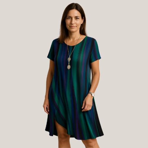 ALBA™ | Robe midi bohème avec broderie