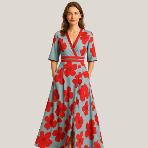 ÉLODIE™ | Robe élégante à fleurs