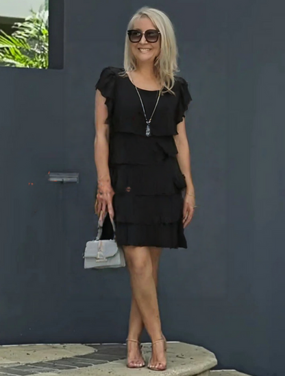 DJANNA™ | Robe élégante en mousseline aérée 