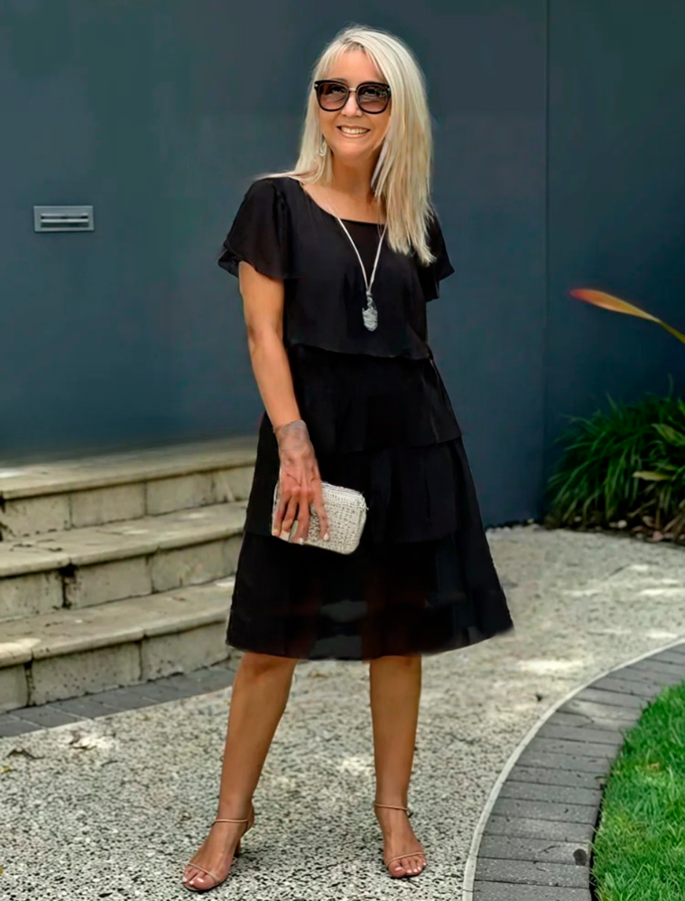 DJANNA™ | Robe élégante en mousseline aérée 