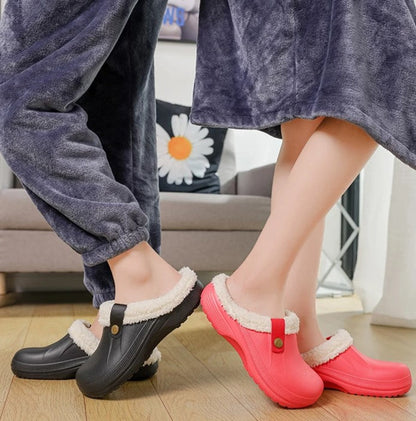 AMÉLINE™ | Sabots doublés de fourrure