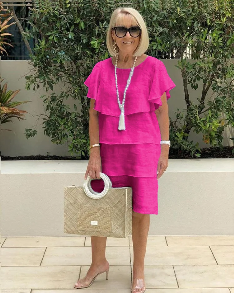 ANAËLLE™ | Robe bohème à volants fantaisie