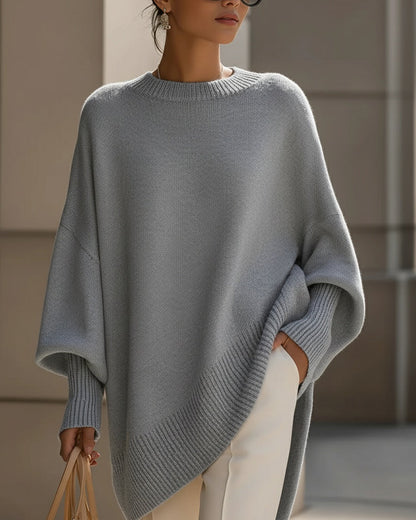 MARÉLIA™ | Pull oversize en maille fine laine mélangée