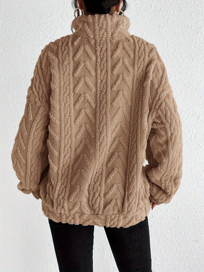 LEYONA™ | Pull demi-zip en tricot 