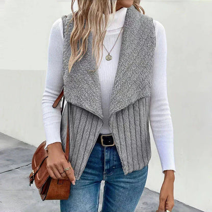 LIYANA™ | Gilet en tricot doux avec texture