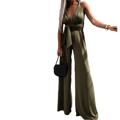 AURELIA™ | Combinaison d'été sans manches à revers pour femmes