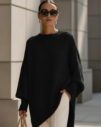 MARÉLIA™ | Pull oversize en maille fine laine mélangée