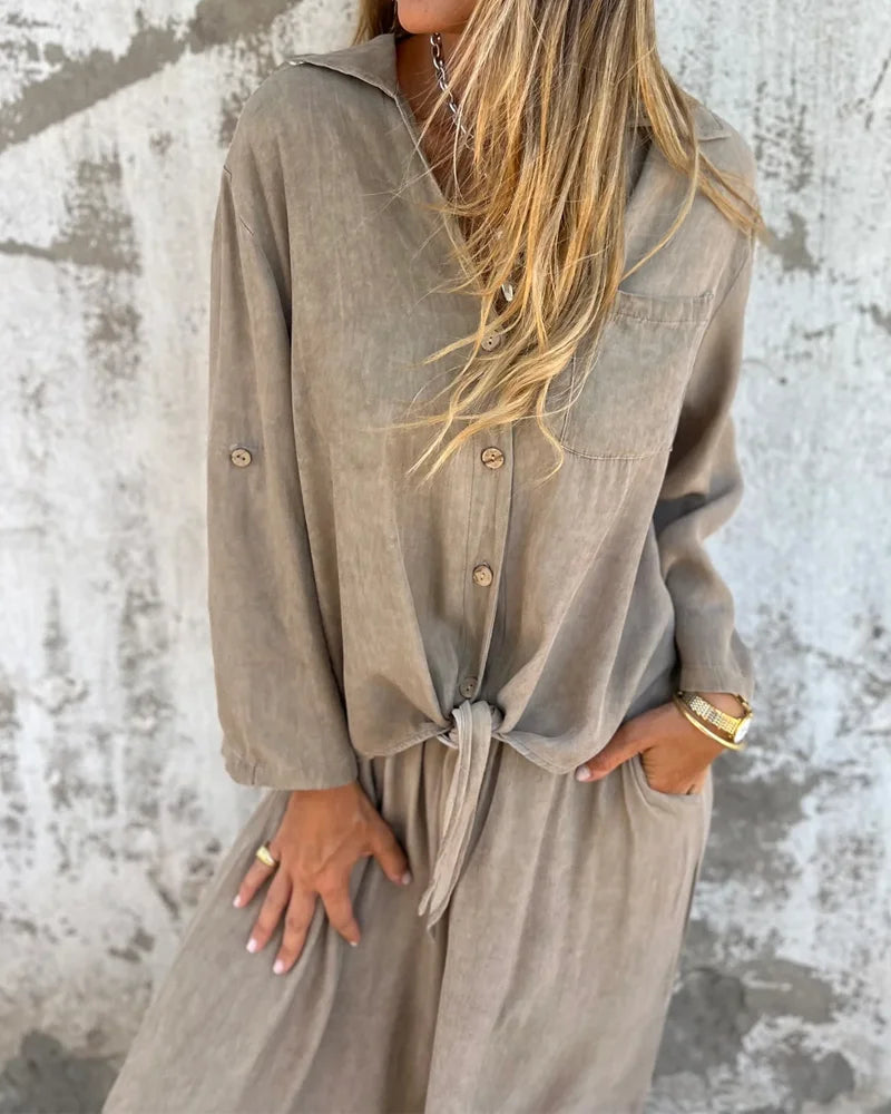 INES™ | Ensemble loungewear en coton mélangé
