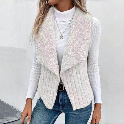LIYANA™ | Gilet en tricot doux avec texture