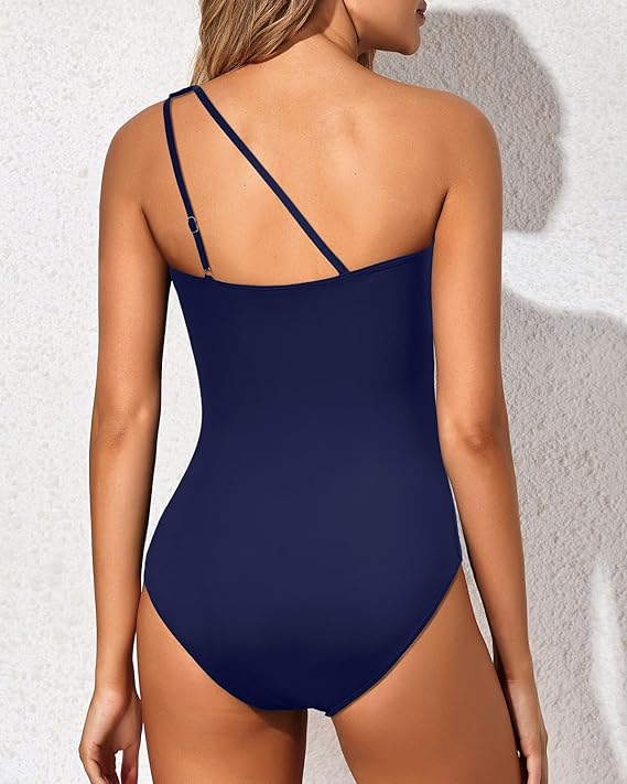 AYLINA™ | Maillot de bain asymétrique avec détails plissés