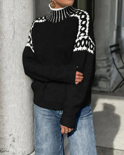 NORDARA™ | Pull d'hiver à col montant