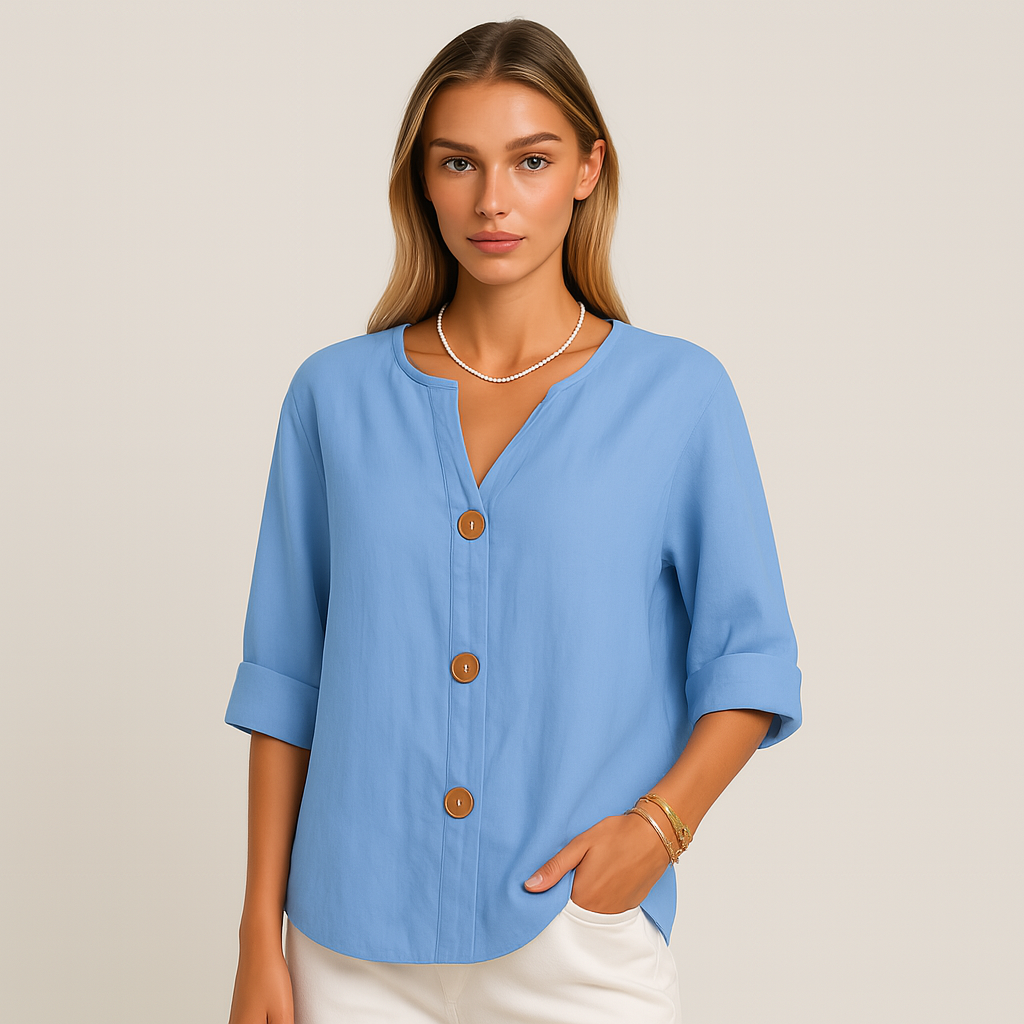 Madeleine™ | Blouse décontractée en lin