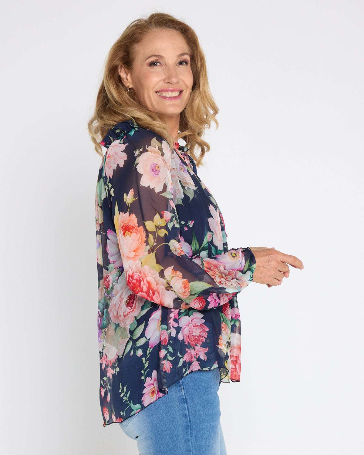 LIVIA™ | Blouse à fleurs à l'élégance féminine