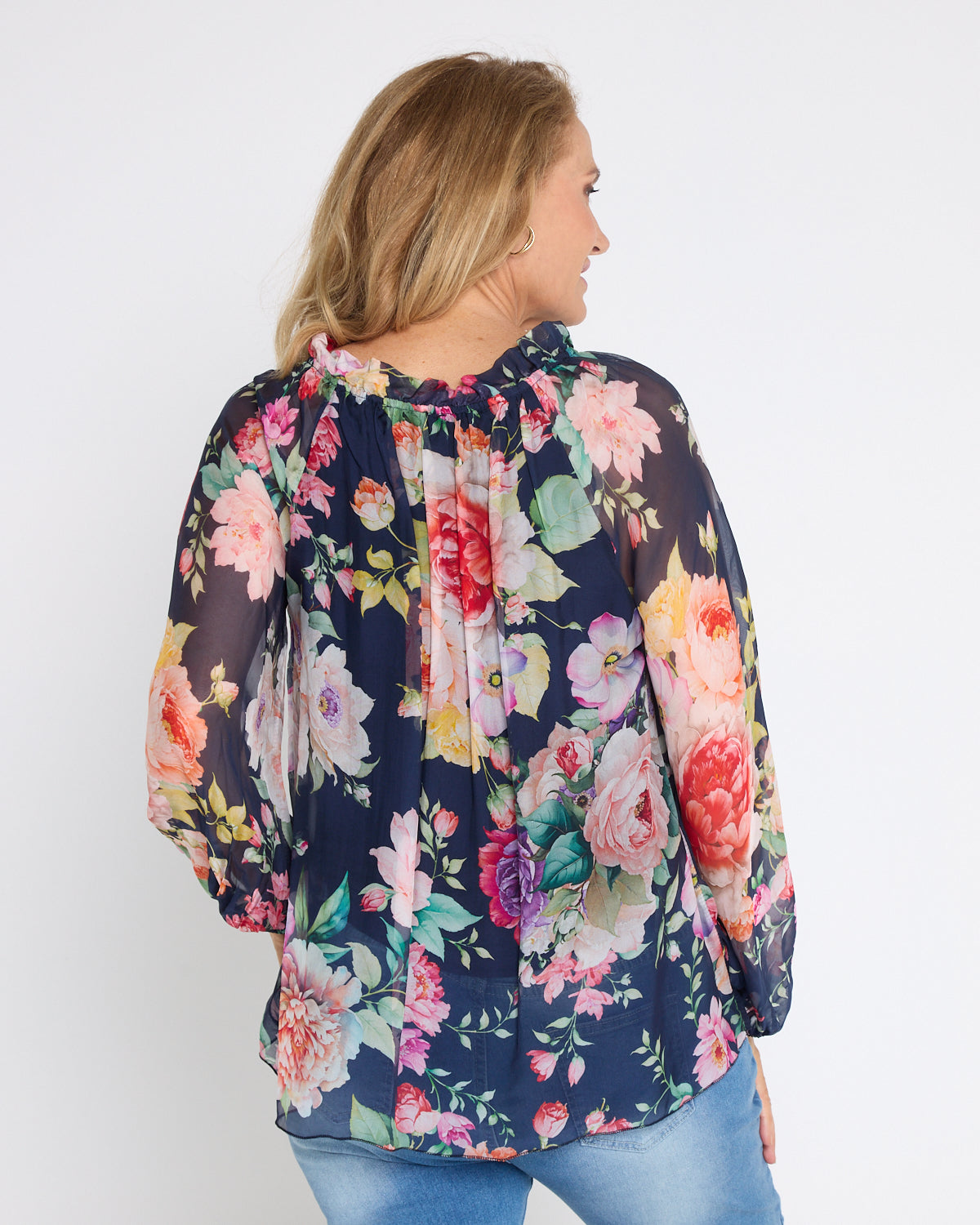 LIVIA™ | Blouse à fleurs à l'élégance féminine