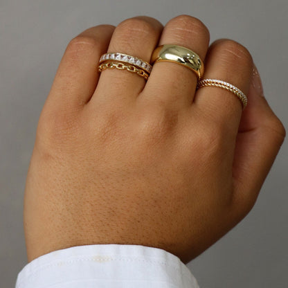 AUREA™ | Bague en cristal ou plaqué