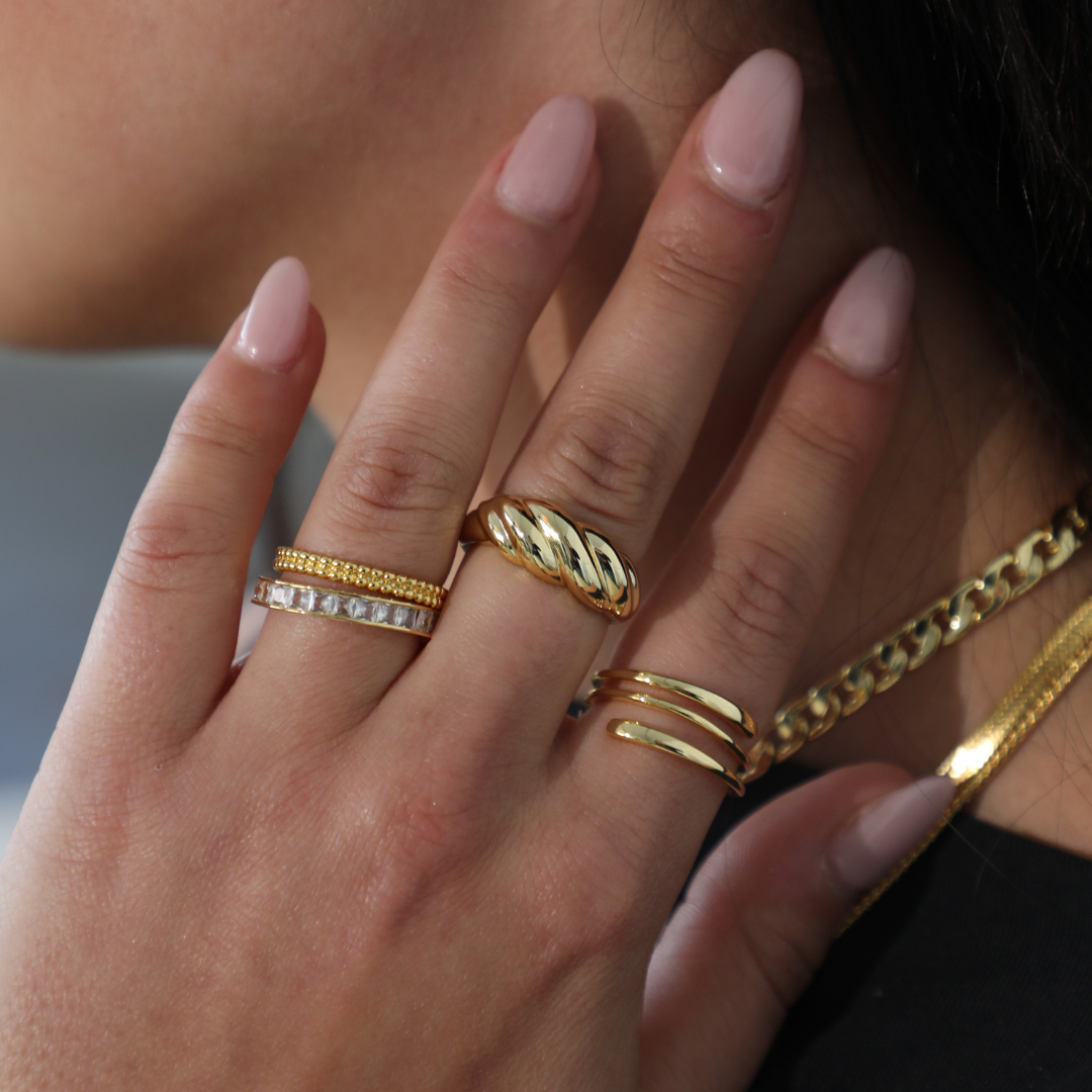 AUREA™ | Bague en cristal ou plaqué