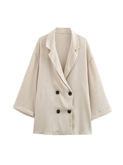 ALINDA™ | Robe d'automne élégante à taille haute et évasée Zoom 