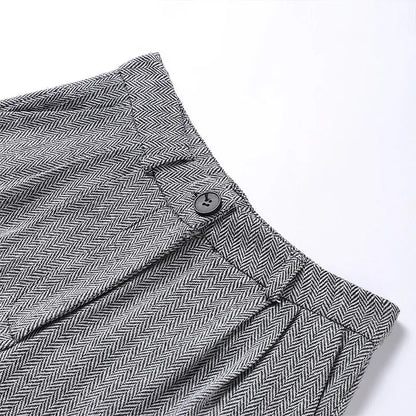 NOVAIRE™ | Ensemble blazer et corset avec pantalon taille haute