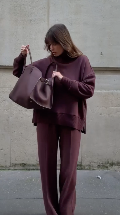 MARGAUX™ | Ensemble en maille avec col roulé