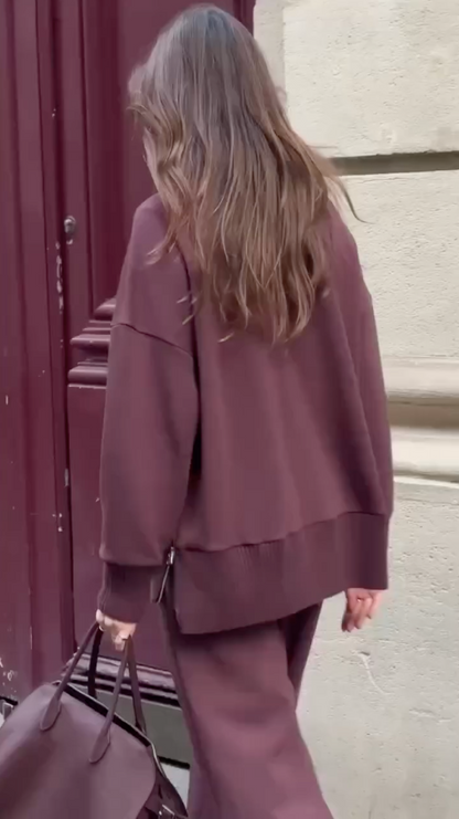 MARGAUX™ | Ensemble en maille avec col roulé