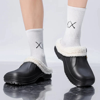 AMÉLINE™ | Sabots doublés de fourrure