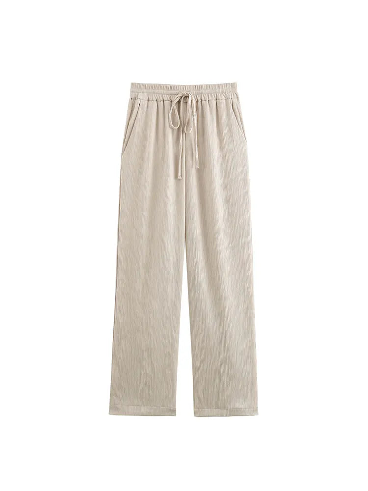 ALINDA™ | Robe d'automne élégante à taille haute et évasée Zoom 