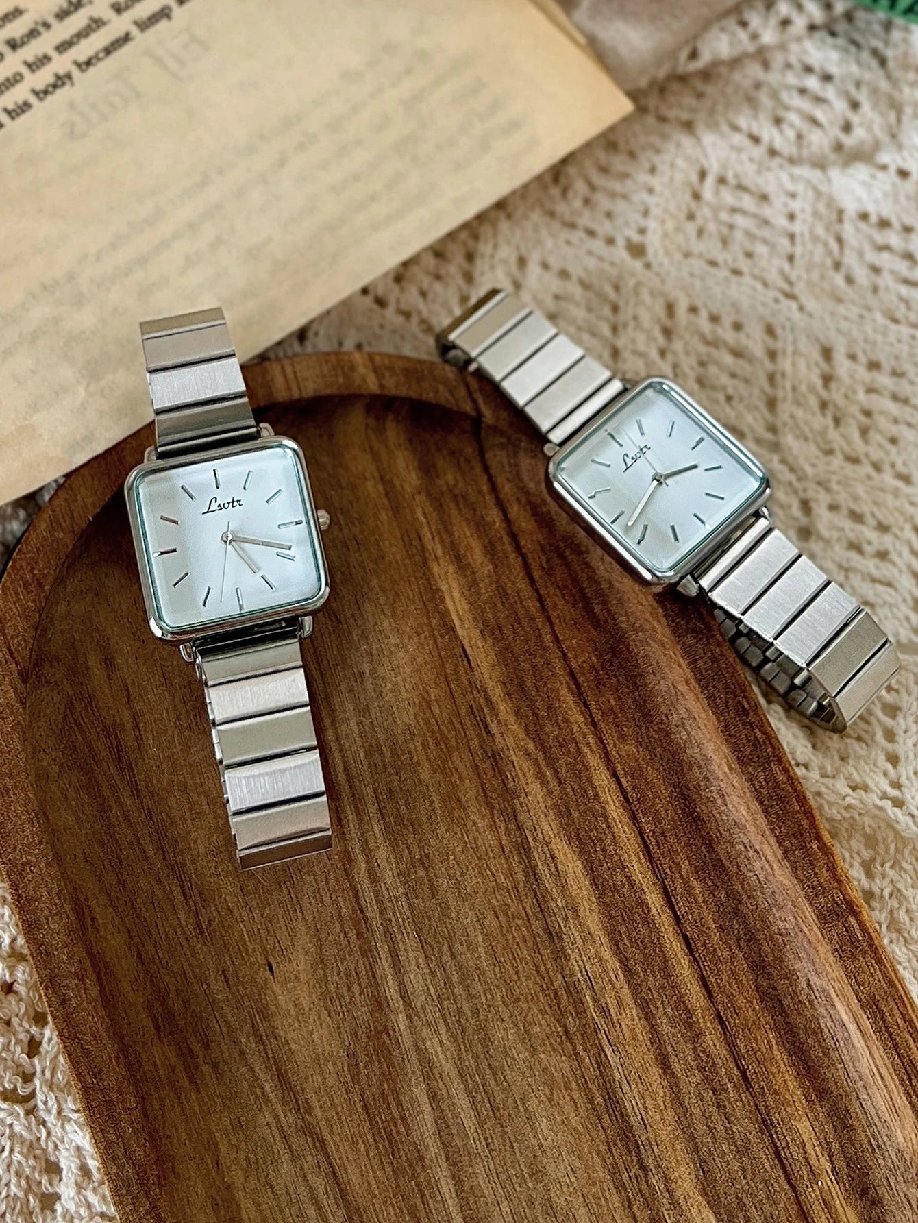 SERELLAMC | Montre rétro plaquée or 