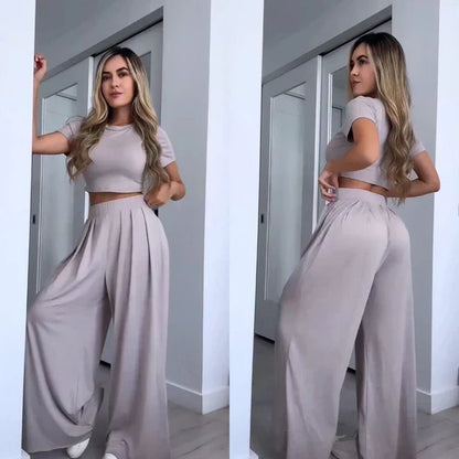 ÉLÉONORA™ | Ensemble deux pièces - Haut et pantalon 