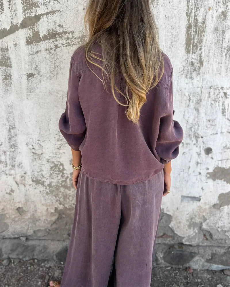 INES™ | Ensemble loungewear en coton mélangé