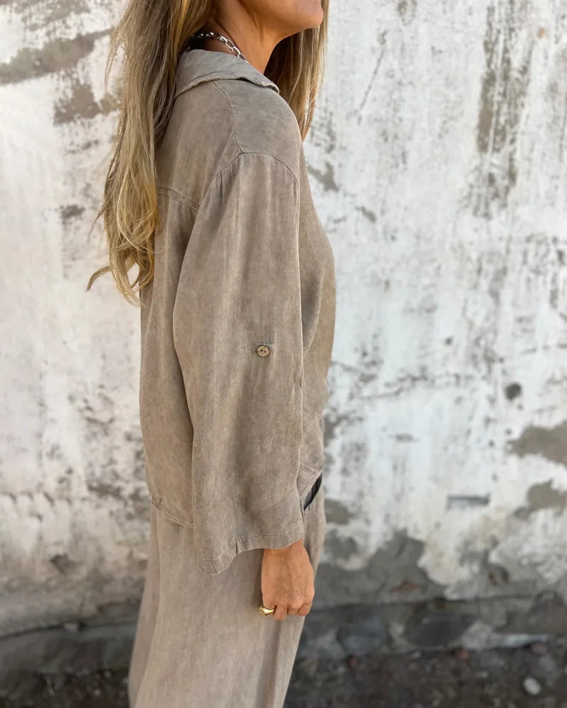 INES™ | Ensemble loungewear en coton mélangé