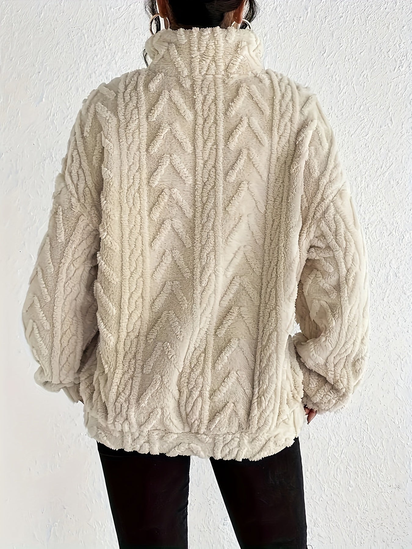 LEYONA™ | Pull demi-zip en tricot 