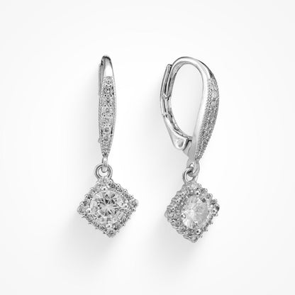 ORINA™ | Boucles d'oreilles plaquées ou avec pendentif en forme de diamant