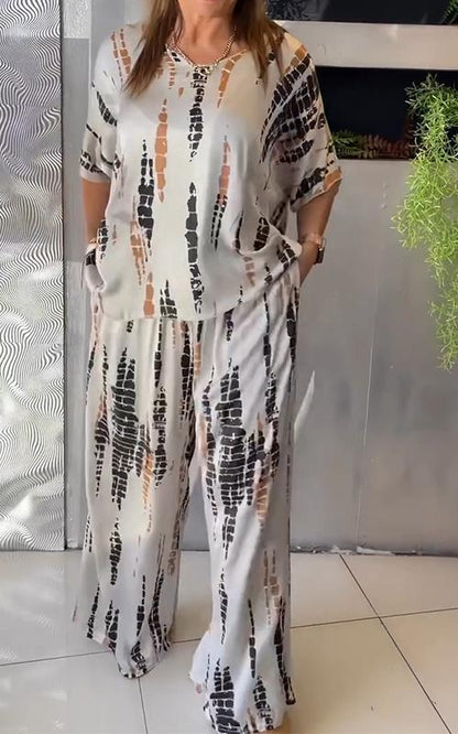 ANAÏS™ | Ensemble satiné à col rond