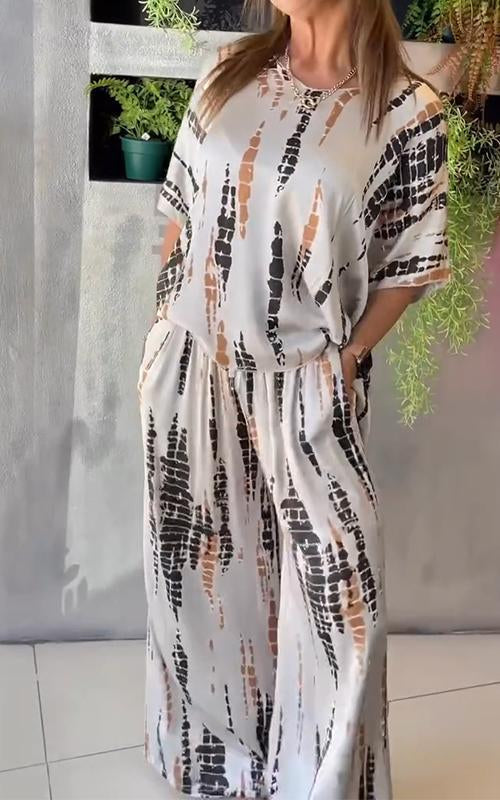 ANAÏS™ | Ensemble satiné à col rond