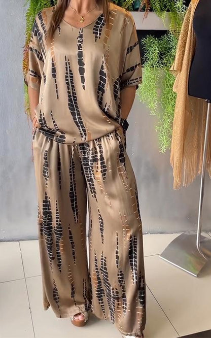 ANAÏS™ | Ensemble satiné à col rond