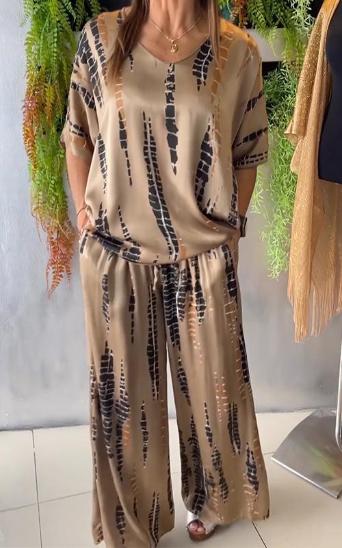 ANAÏS™ | Ensemble satiné à col rond