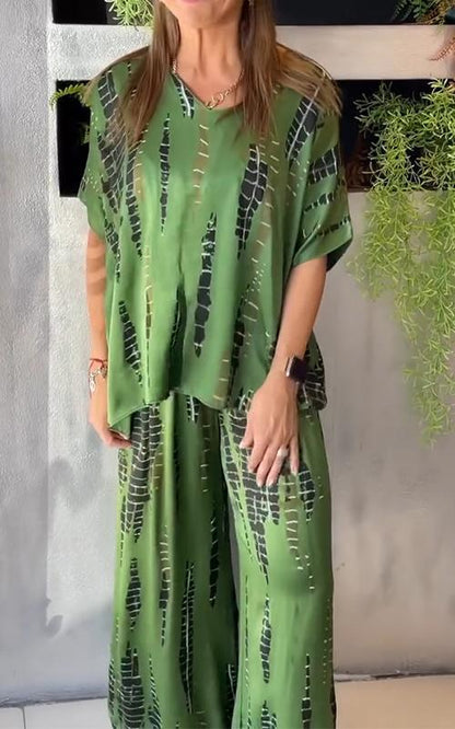 ANAÏS™ | Ensemble satiné à col rond