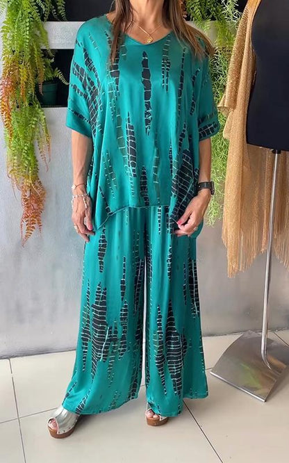 ANAÏS™ | Ensemble satiné à col rond