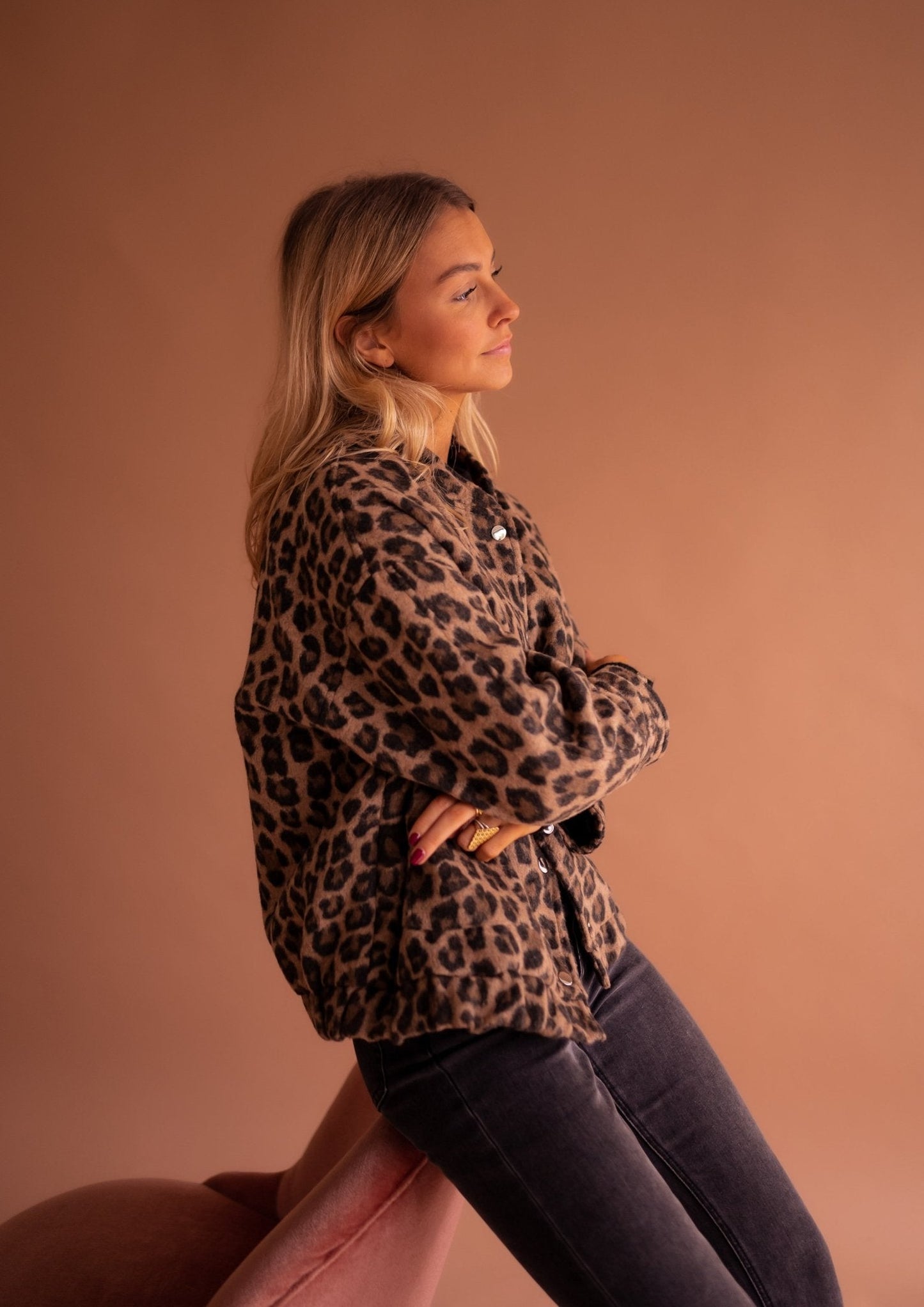 JANELLE™ | Veste tendance au motif léopard intemporel 