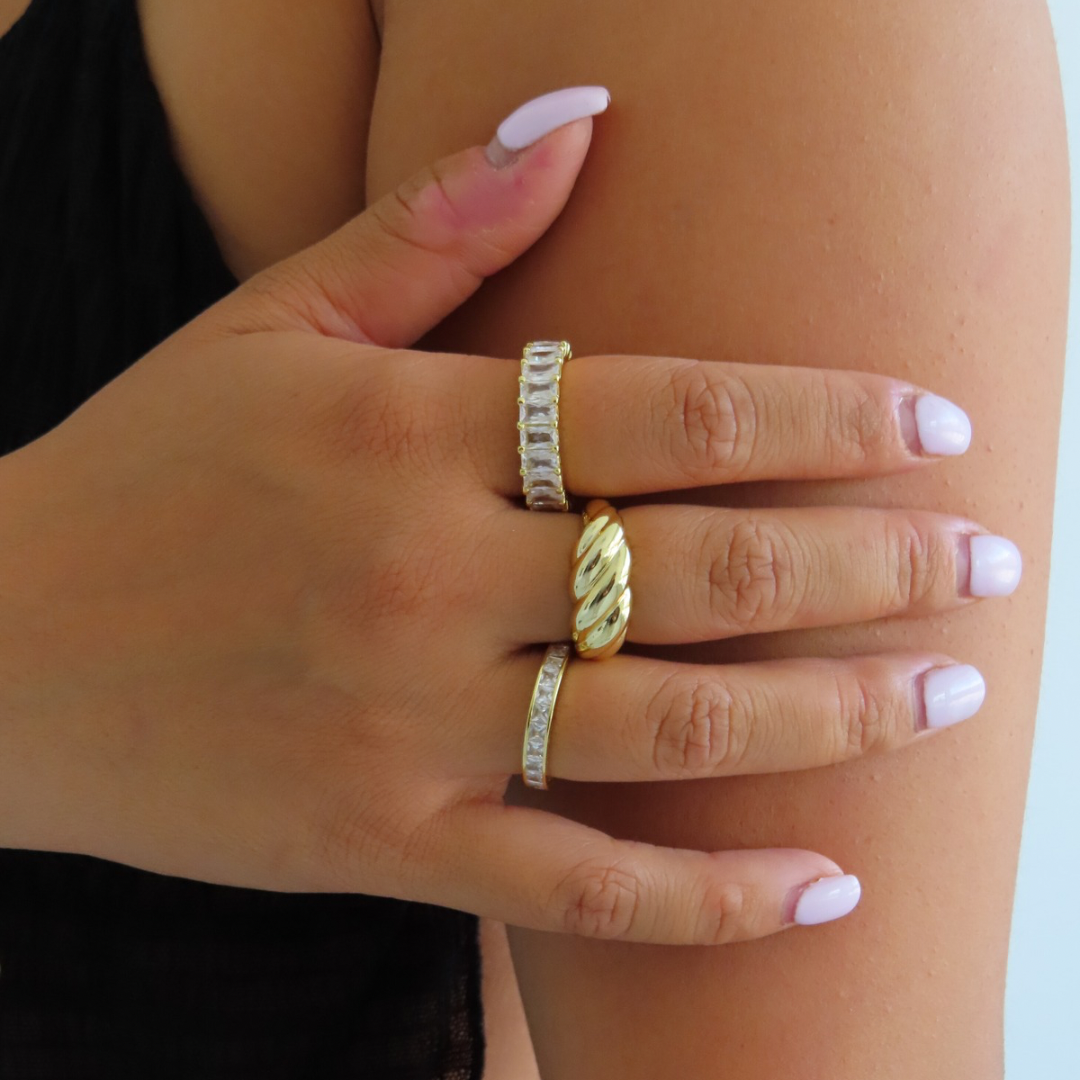 AUREA™ | Bague en cristal ou plaqué