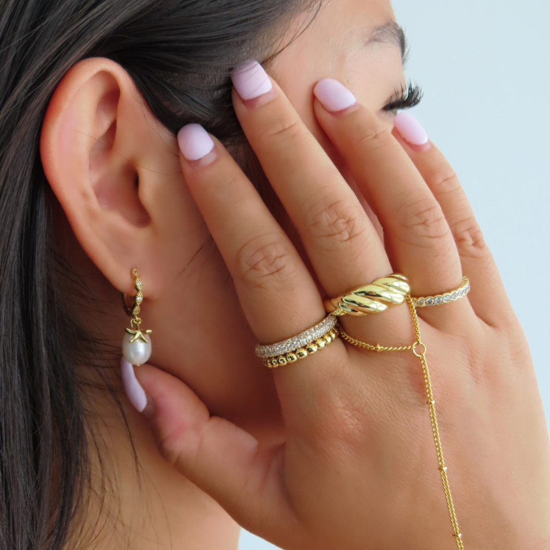 AUREA™ | Bague en cristal ou plaqué