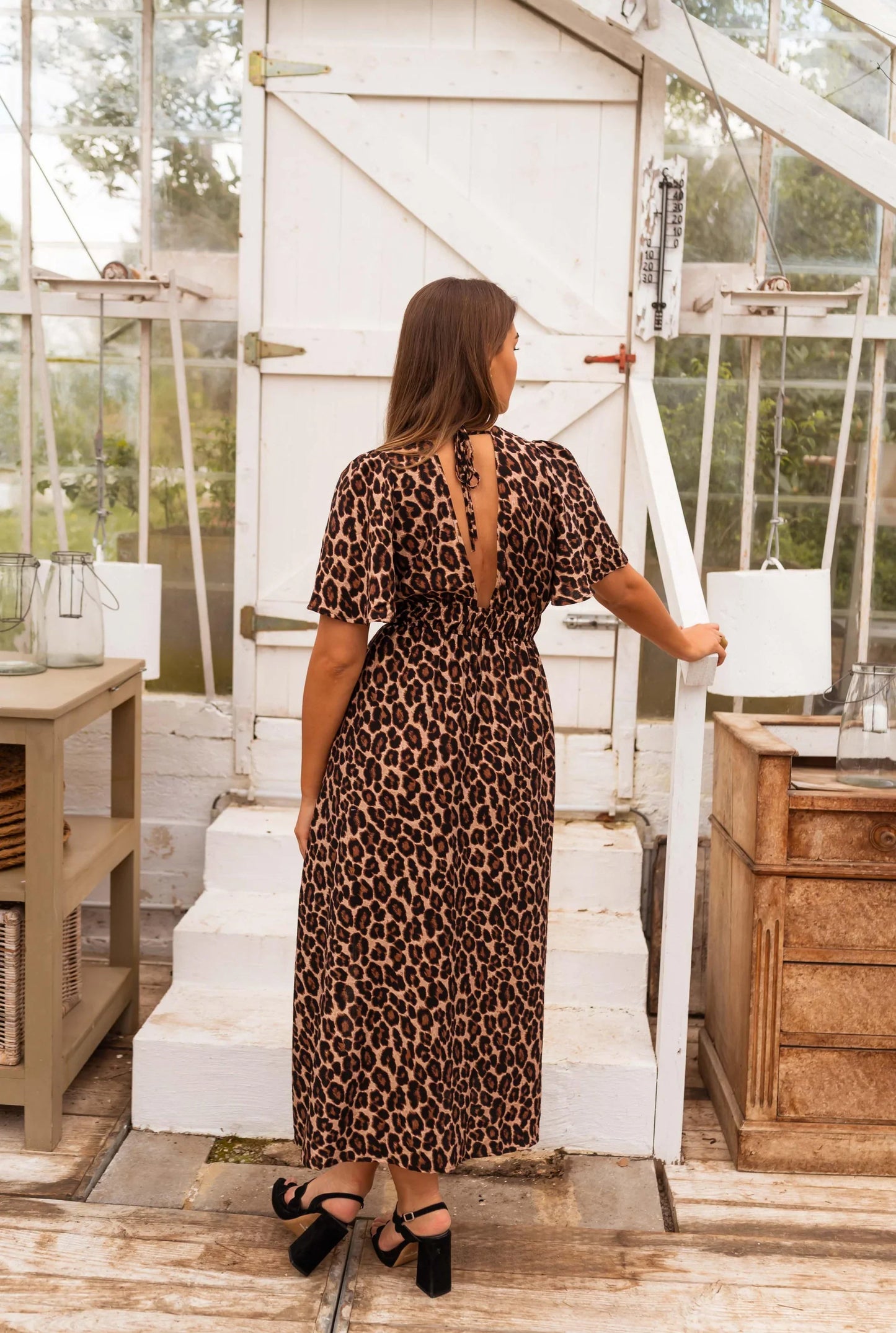 LORENZA™ | Elegante Maxi-jurk avec Luipaardprint 
